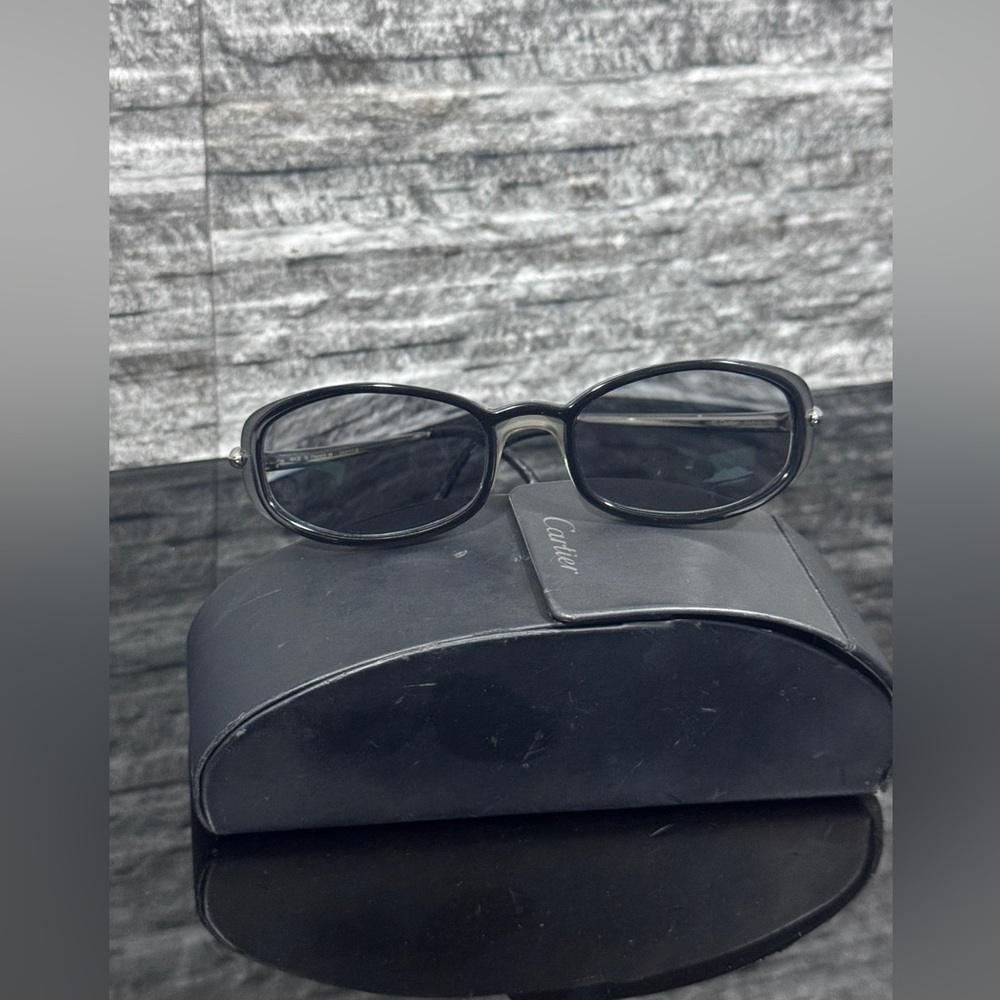 Cartier Women’s  Aspen Vintage Black Sunglasses